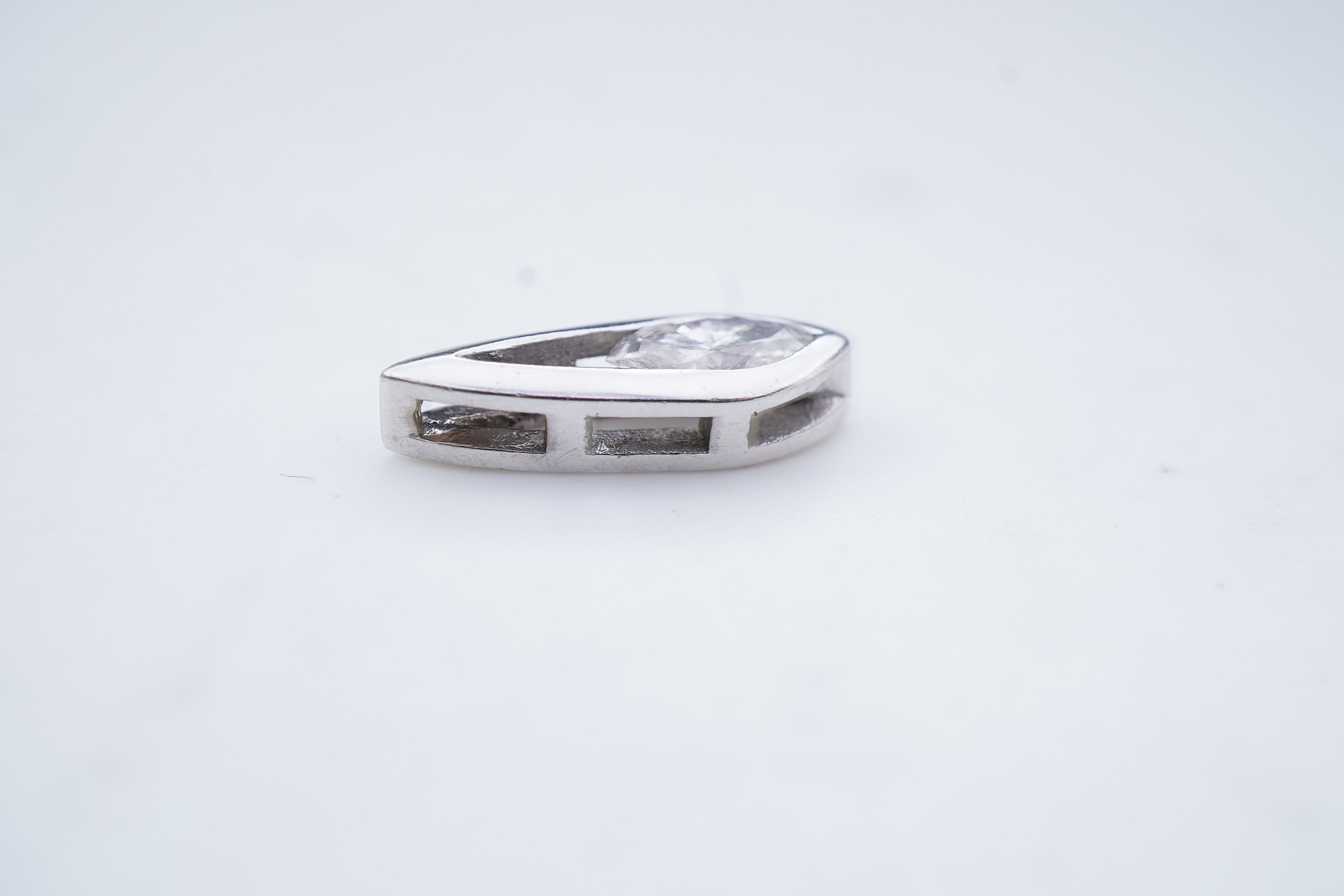 A diamond pendant